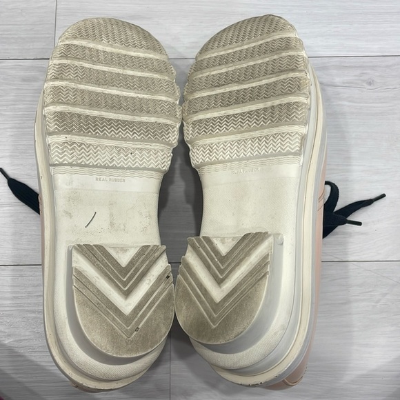 Marni Spring 2018 Nude/Blush and Black Leather Cap Toe Oxford Platforms Size 40 - Picture 16 of 16